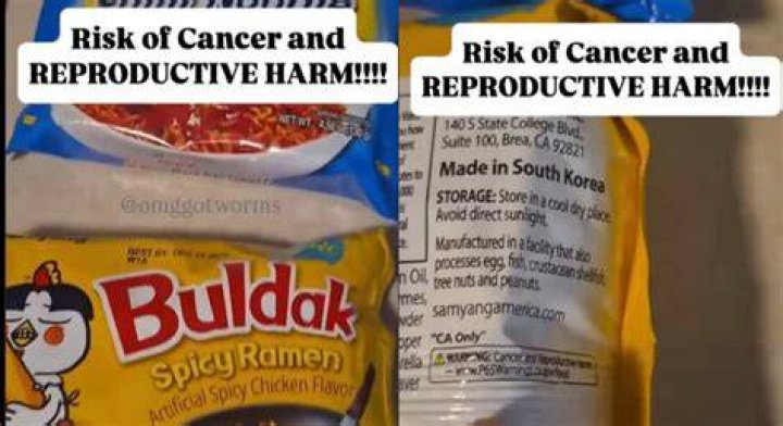 Are ramen noodles cancerous?