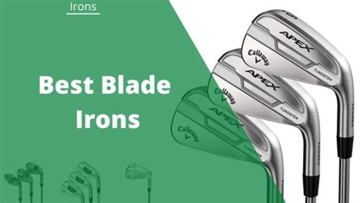Do pros use blades irons?