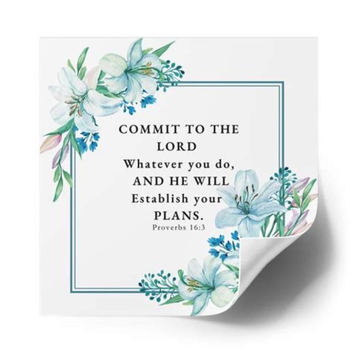 How do I commit my plans to the Lord?
