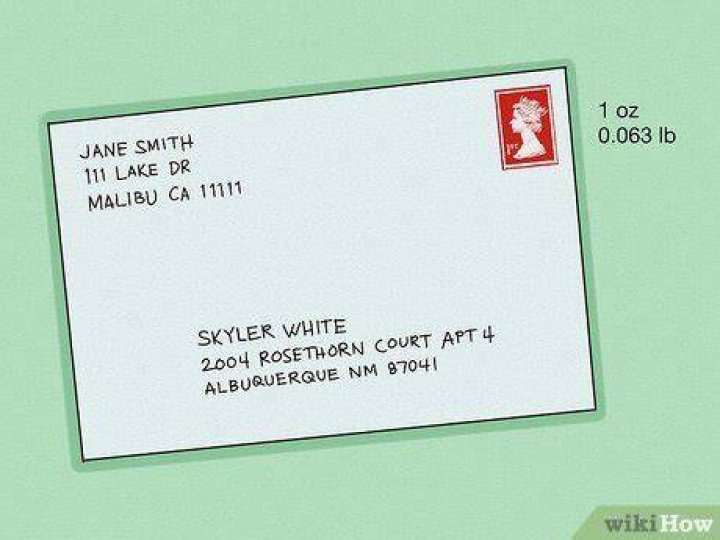 How do I mail a letter to Canada?