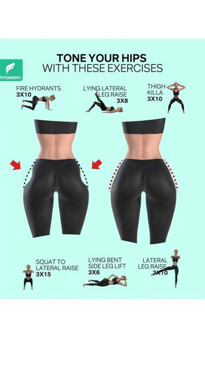 How do I tone my hips and butt?