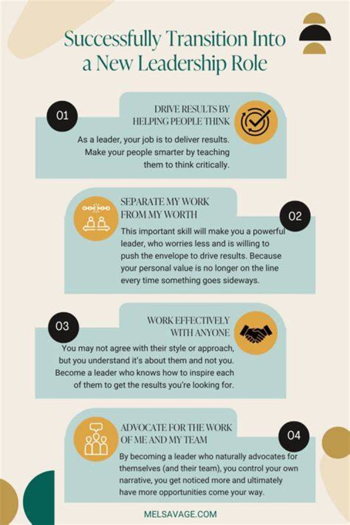 How do you transition into a new leadership role?