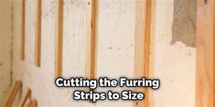 How far apart do you put furring strips for drywall?