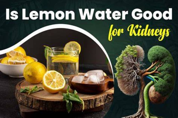 Is lemon water good for kidneys and liver?