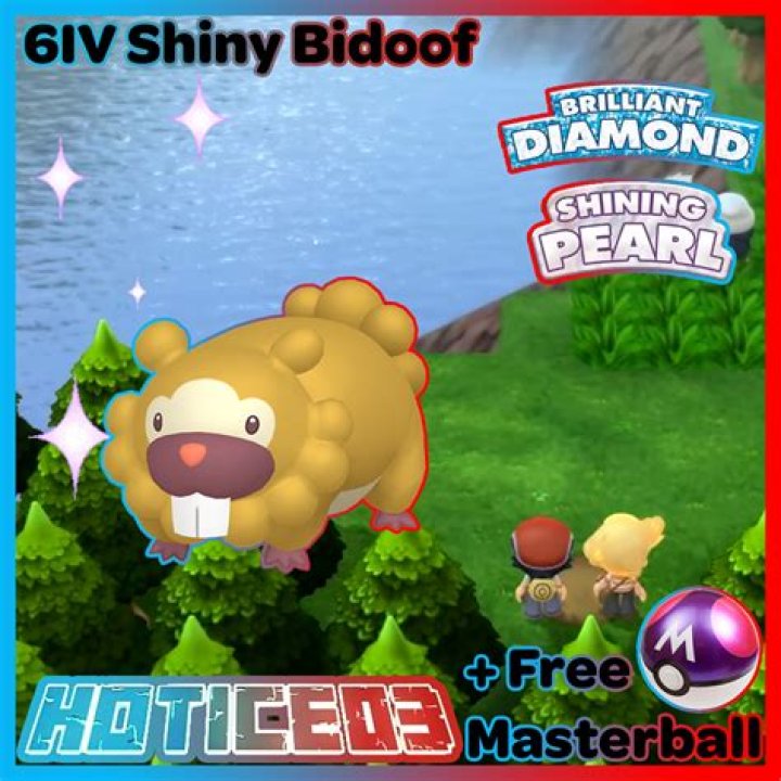 Is shiny Bidoof available?