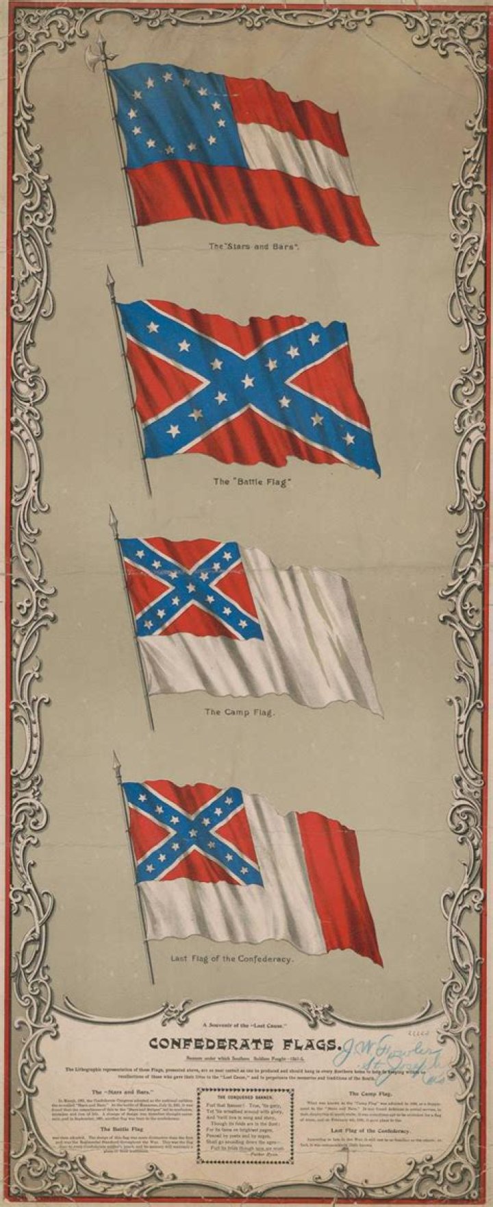 What are the 3 Confederate flags?
