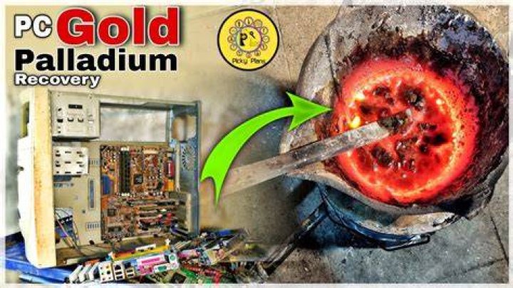 What computer parts contain palladium?