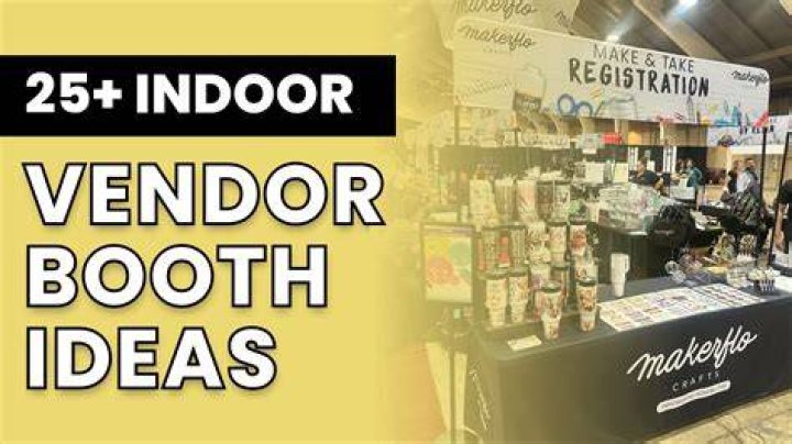 What do I need for a vendor booth?