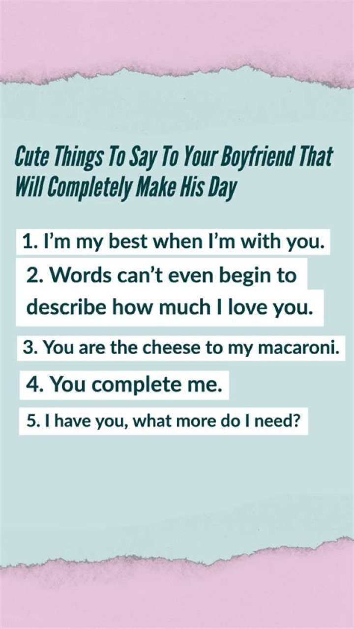 What do you say to a guy that hurts you?