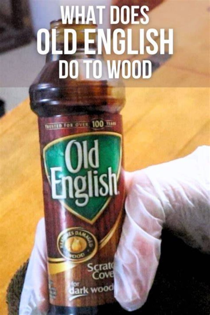 What does Old English do to wood?