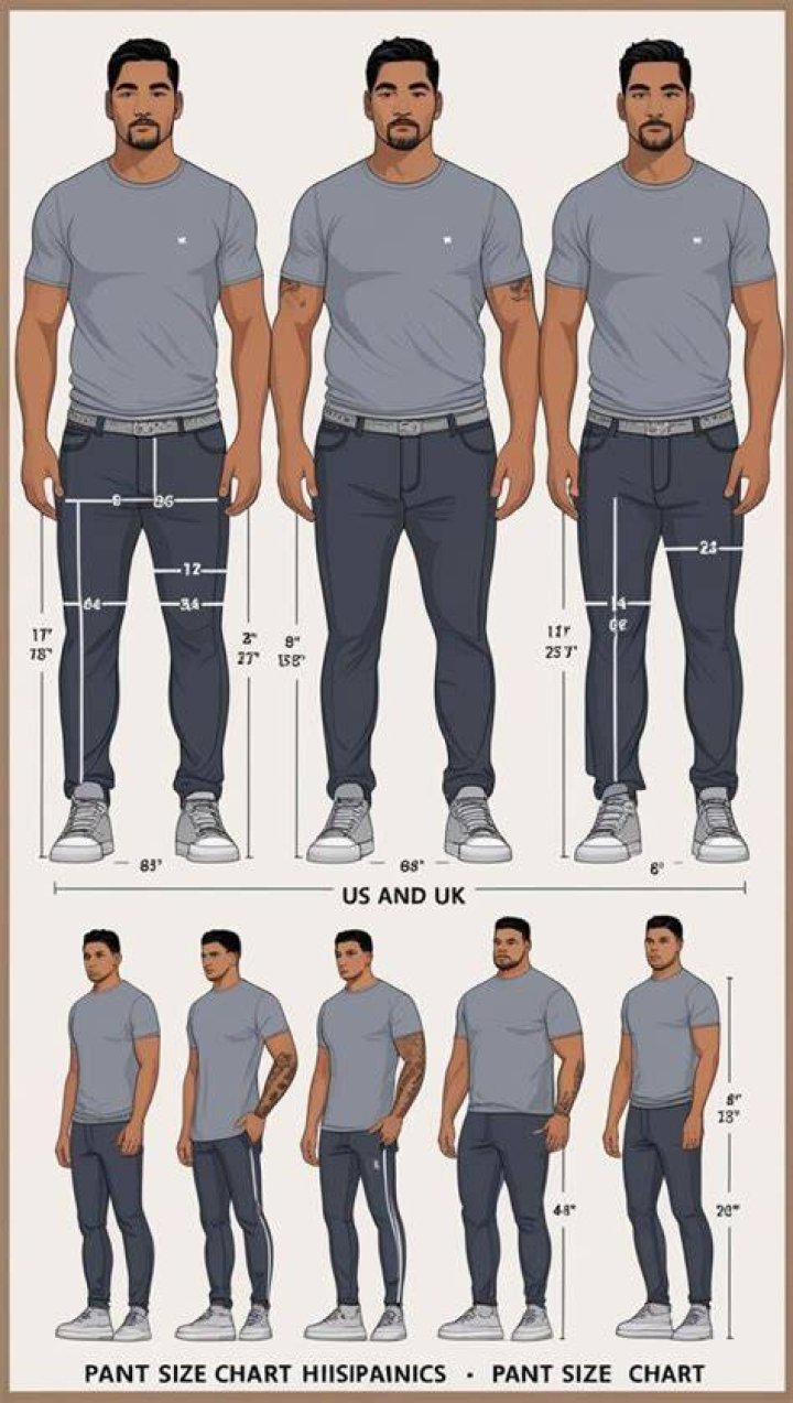 What is a healthy pant size for a man?