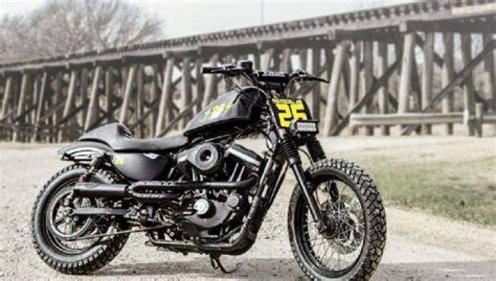 What is a tracker style motorcycle?