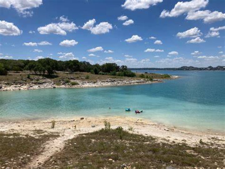 What lake in Texas is not man made?