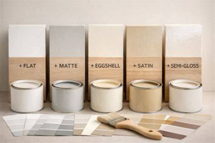 What looks better flat or eggshell paint?