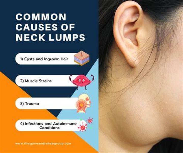 When should I worry about a lump on the side of my neck?
