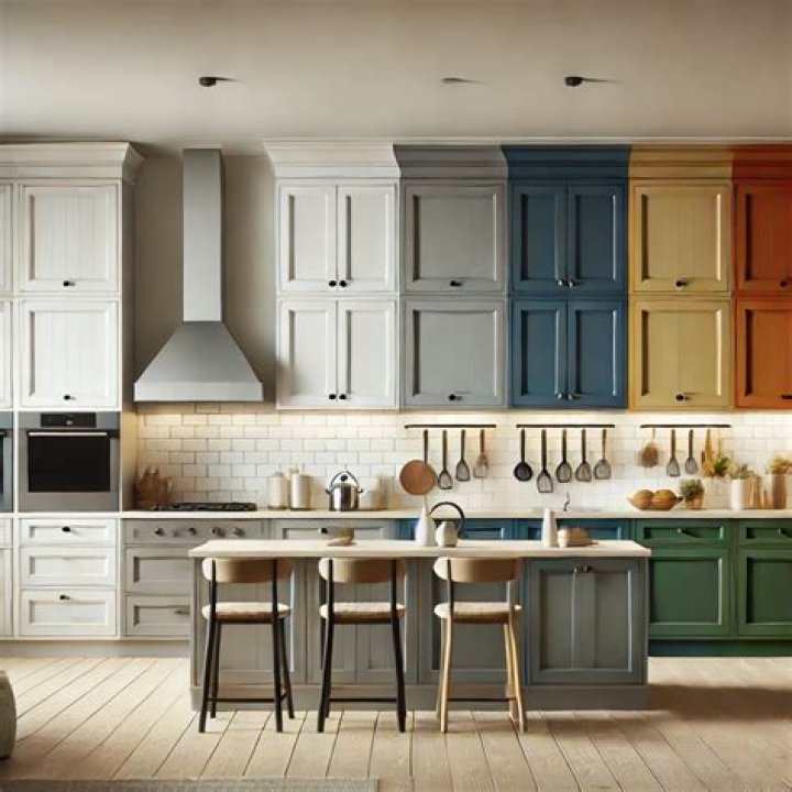 Which colour is best for kitchen furniture?