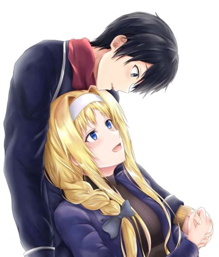 Who kissed kirito?